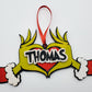 Christmas Monster Personalized Ornament