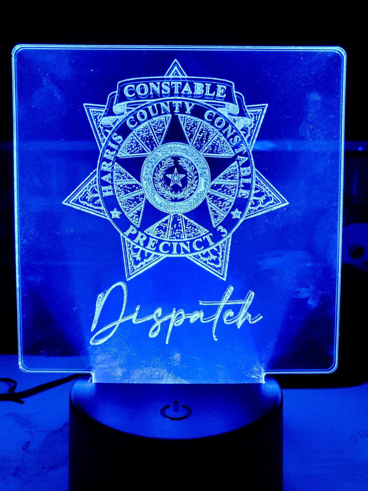 Custom Engraved Acrylic LED Lamp