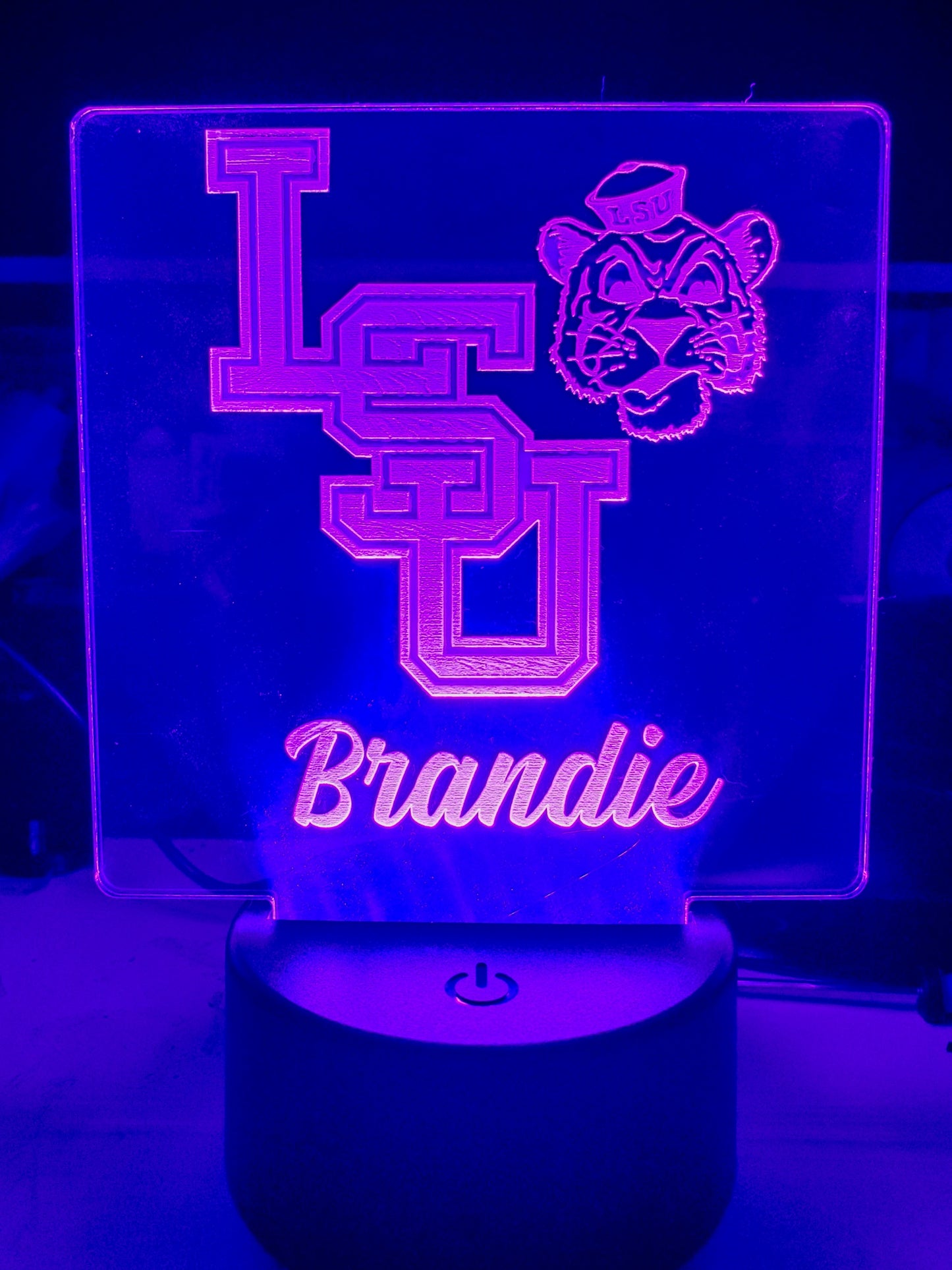 Custom Engraved Acrylic LED Lamp