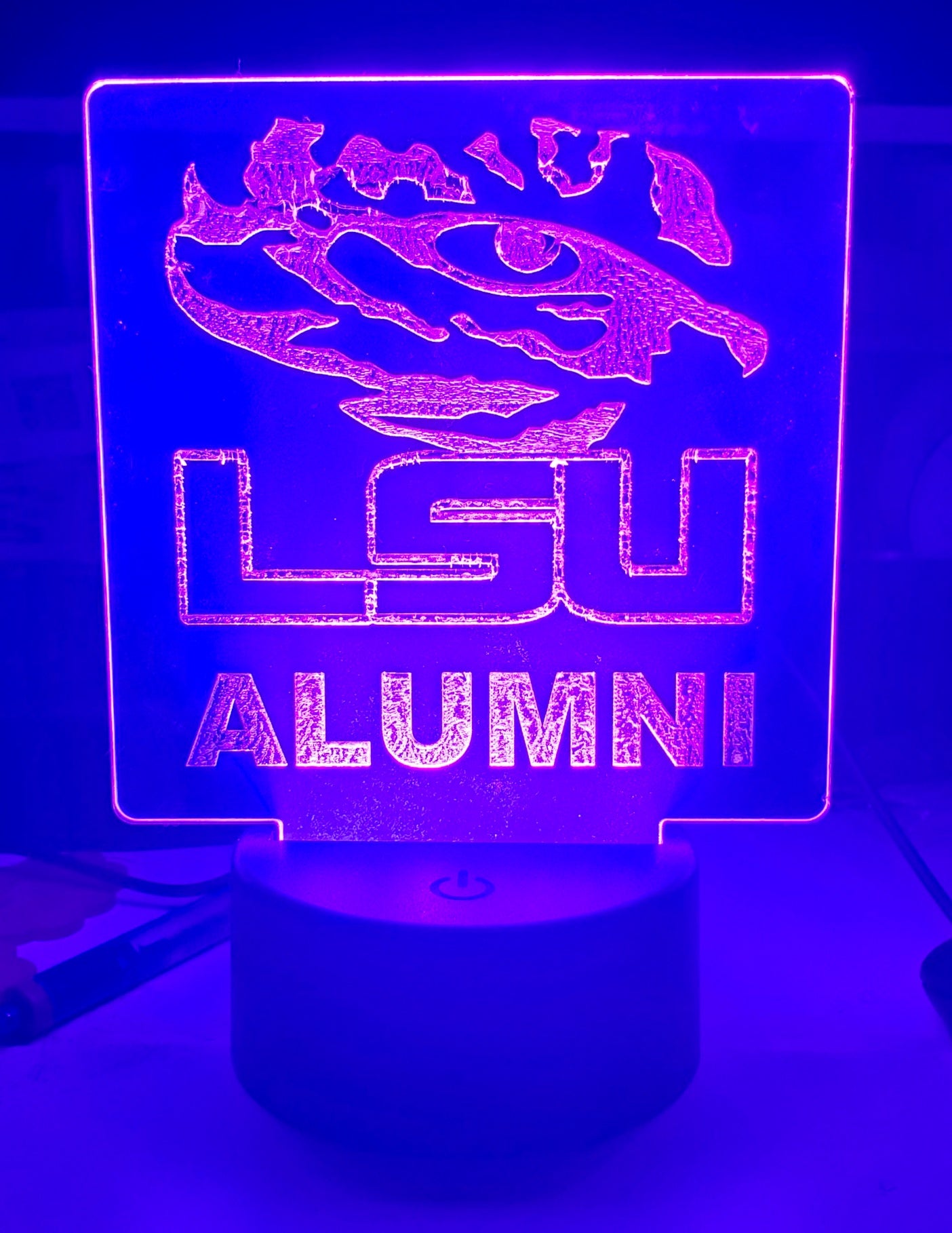 Custom Engraved Acrylic LED Lamp