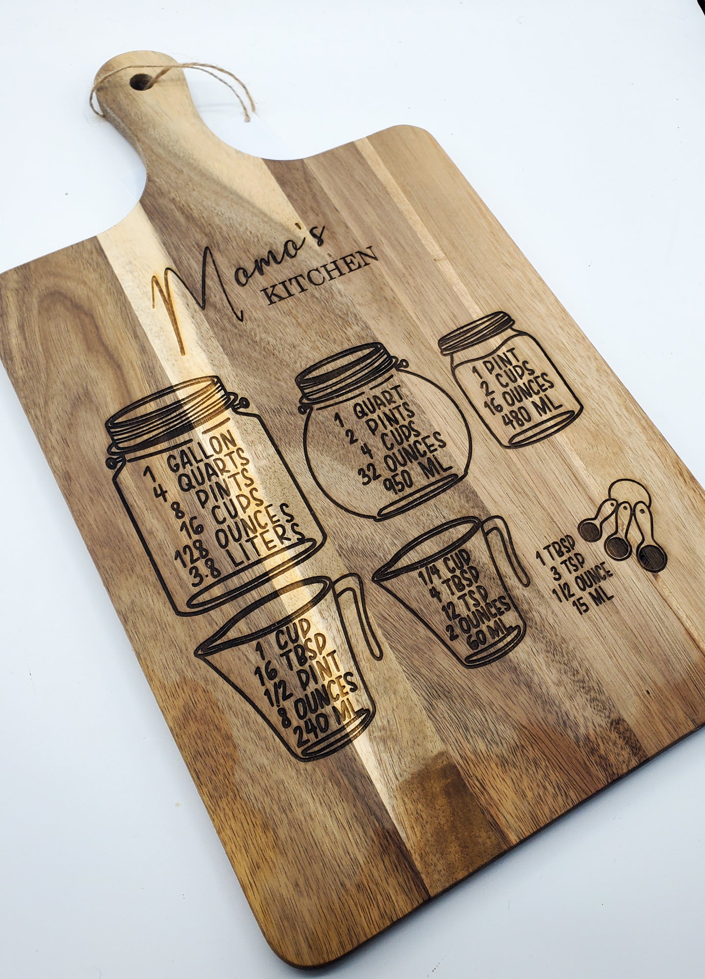 Custom Engraved Rectangle Cutting Board