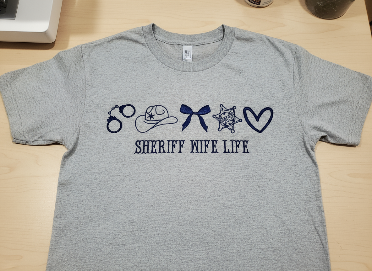 Sheriff Wife Life T-Shirt