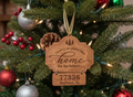 Custom Zip Code No Place Like Home for the Holidays Ornament
