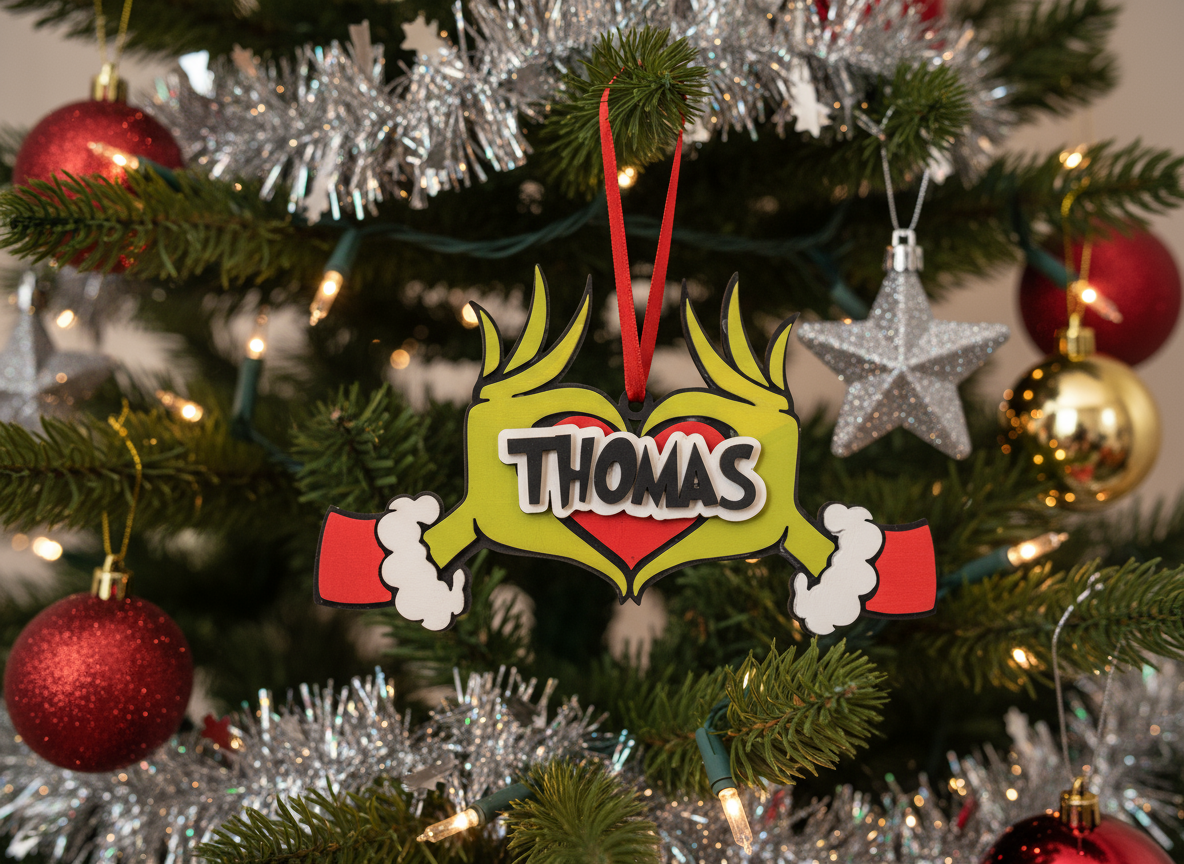 Mean One Custom Christmas Ornament