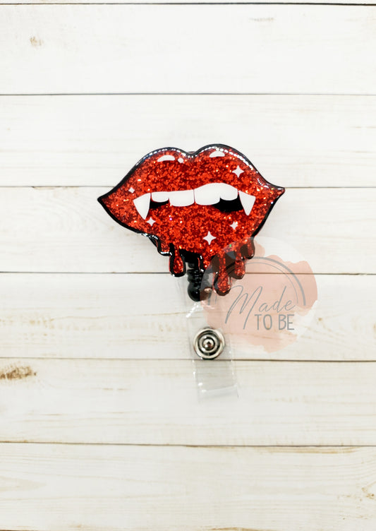 Vampire Fangs Badge Reel