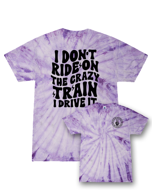 Crazy Train Tie Dye T-Shirt