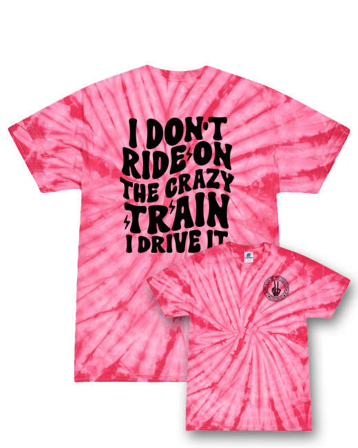 Crazy Train Tie Dye T-Shirt