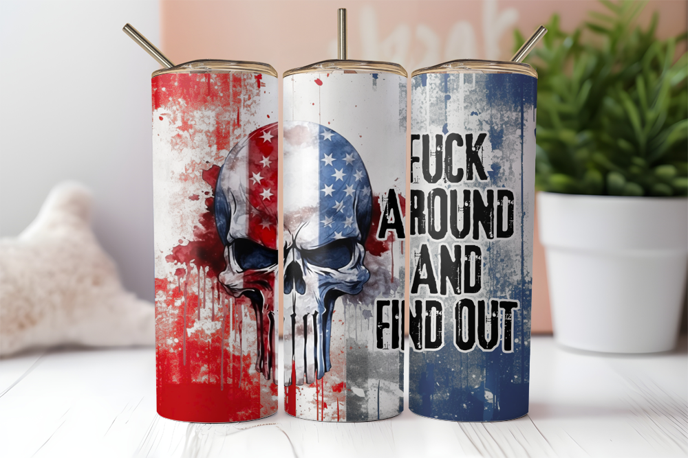 FAFO 20 oz Sublimation Tumbler