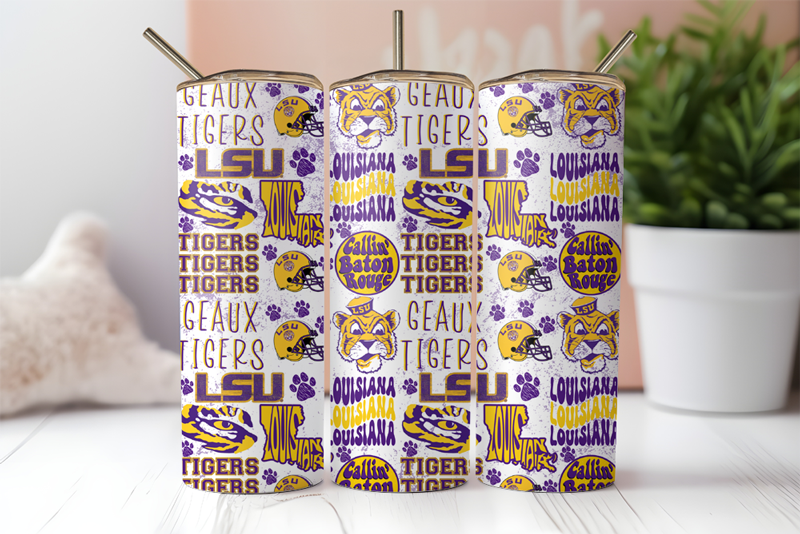 Tigers WS 20 oz Pattern Tumbler